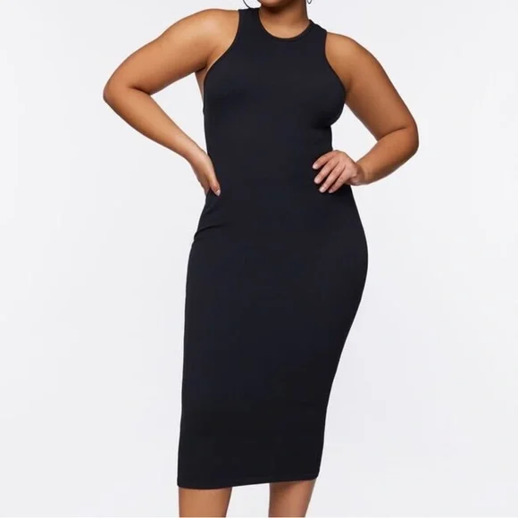 strapless open back dress Boody Women's Ribbed Racerback Tank main image 0